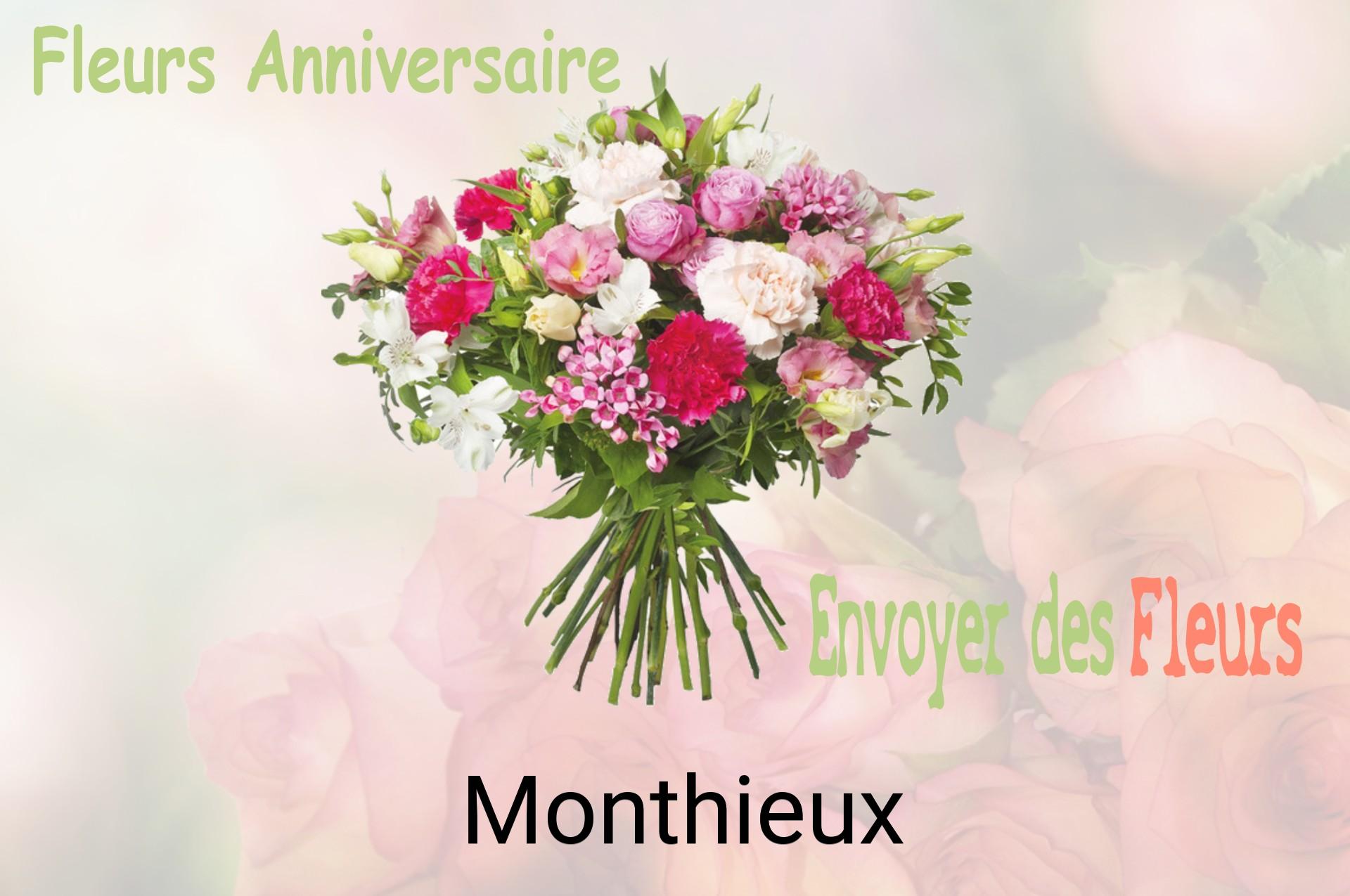 Bouquet de fleurs d’anniversaire livré à Monthieux
